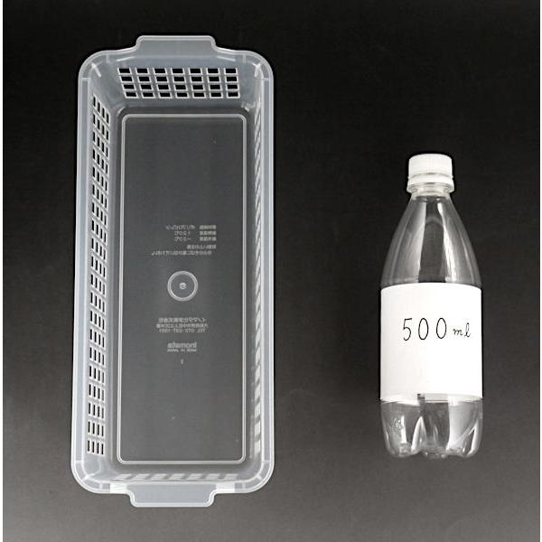 バスケット ウィンディー517 ロング クリアー 31.2×13.3×高さ9.3cm