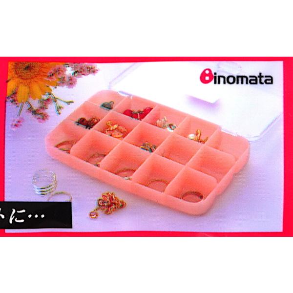 アクセサリーケース ピンク 10×15.2×厚さ2.5cm ピュア (100円ショップ 100円均一 100均一 100均)｜kawauchi｜04