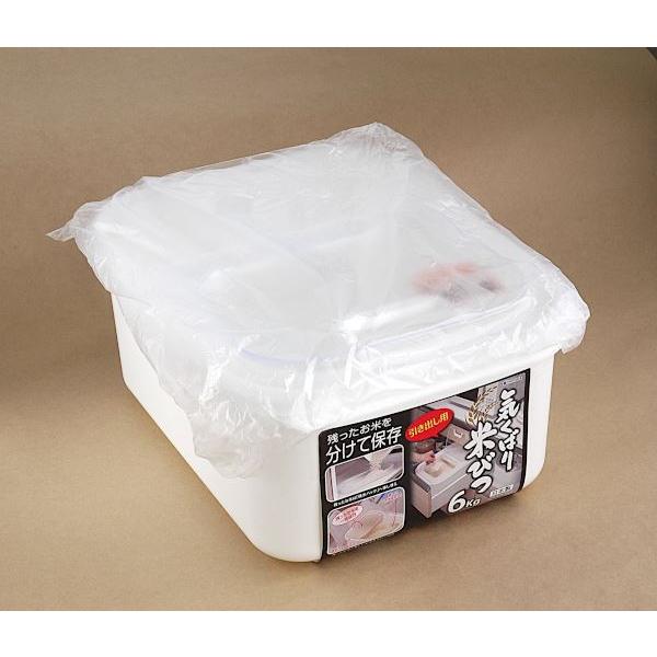 米びつ ６ｋｇ 引き出し用 残米パック ライスカップ付 気くばり 2inm 100円雑貨 日用品卸 Bababa 通販 Yahoo ショッピング