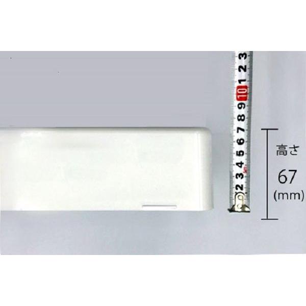 ティッシュボックス ホワイト 26.3×14×高さ6.7cm ［色指定不可］ : 100