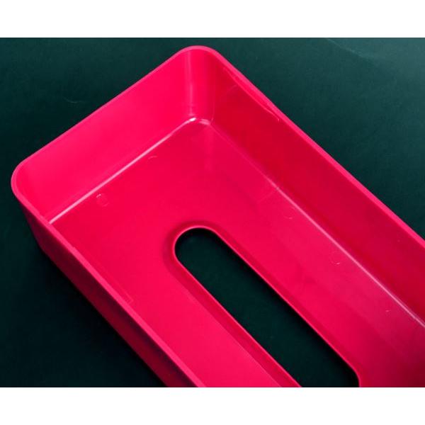 ティッシュボックス ピンク 26.3×14×高さ6.7cm : 100円雑貨&日用品卸