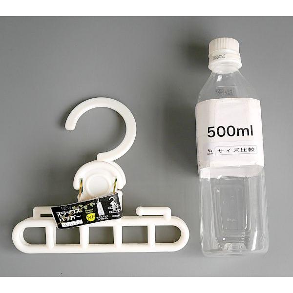 ①スラックス用ホワイトクリップハンガー 100本セット NPニュースラックスハンガー ホワイト (100円ショップ 100円均一 100