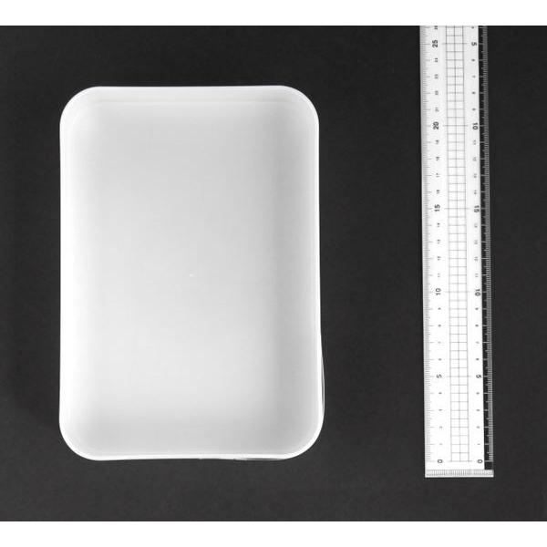 収納トレイ ホワイト L35型(21.5×15×高さ3.6cm) : 100円雑貨&日用品卸