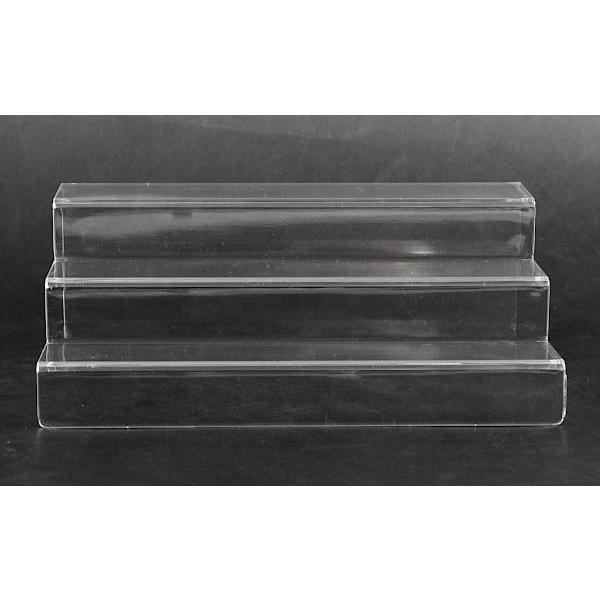 ディスプレイスタンド ワイド3段タイプ 10.9×16×高さ6cm (100円