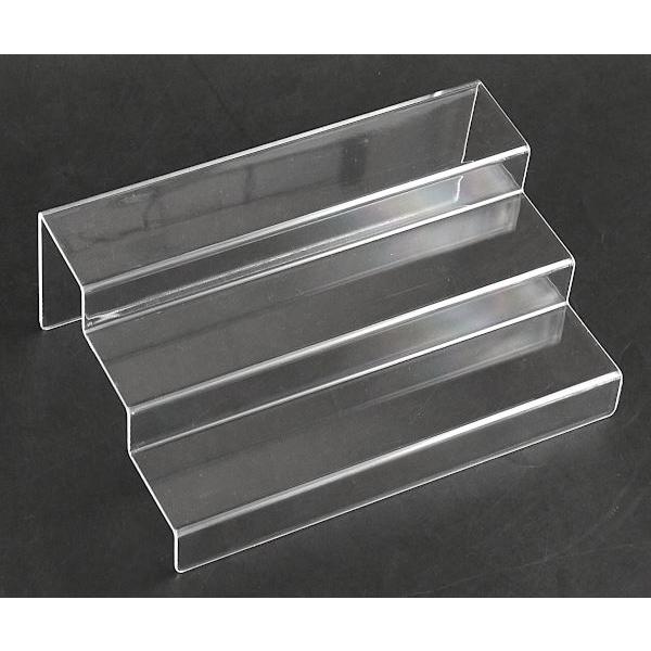 ディスプレイスタンド ワイド3段タイプ 10.9×16×高さ6cm (100円