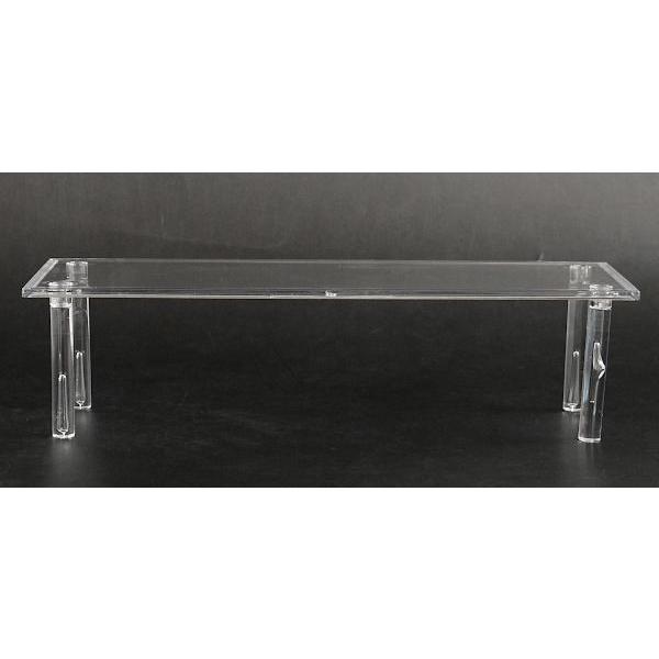 ディスプレイスタンド 角型 ロングサイズ(27×9×高さ7cm) : 100円雑貨