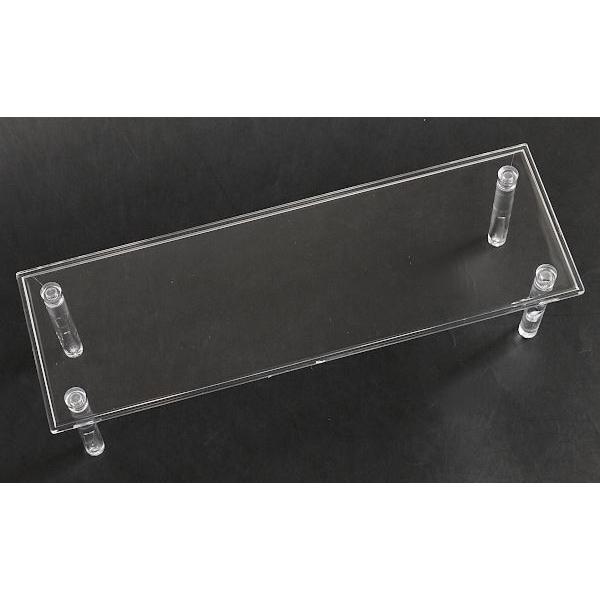 ディスプレイスタンド 角型 ロングサイズ(27×9×高さ7cm) : 100円雑貨