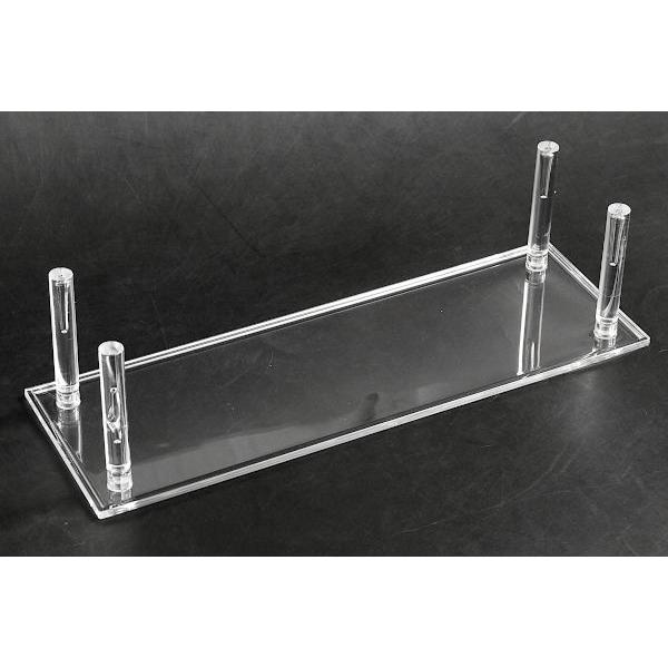 ディスプレイスタンド 角型 ロングサイズ(27×9×高さ7cm) : 100円雑貨