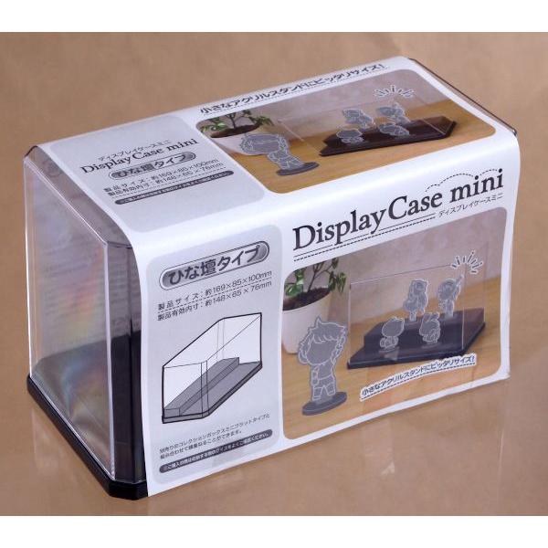 ディスプレイケース ミニ ひな壇タイプ 16.9×8.5×高さ10cm : 100円雑貨