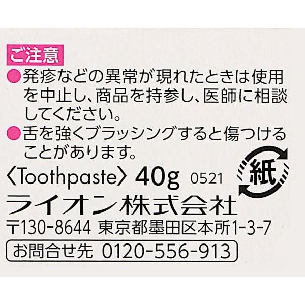 歯磨き粉 エチケットライオン ペパーミント 40ｇ (100円ショップ 100円均一 100均一 100均)｜kawauchi｜09