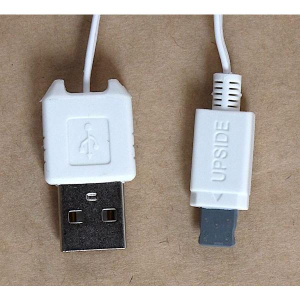 iPhone用充電専用ケーブル リール式 5V/2.4A 片面接触 ケーブル長70cm