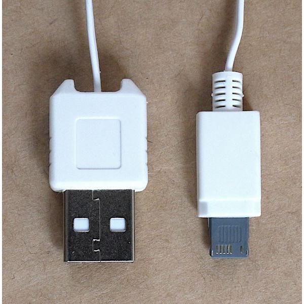 iPhone用充電専用ケーブル リール式 5V/2.4A 片面接触 ケーブル