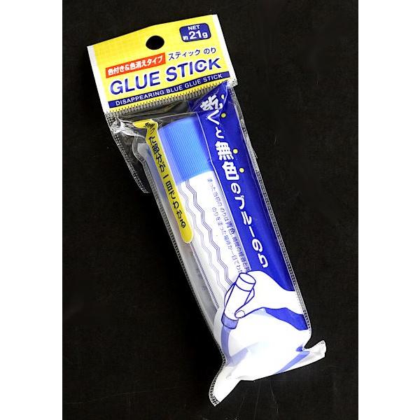 スティックのり 色付き&色消えタイプ 21g (100円ショップ 100円 スティックのり 色付き&色消えタイプ 21g (100円ショップ 100円