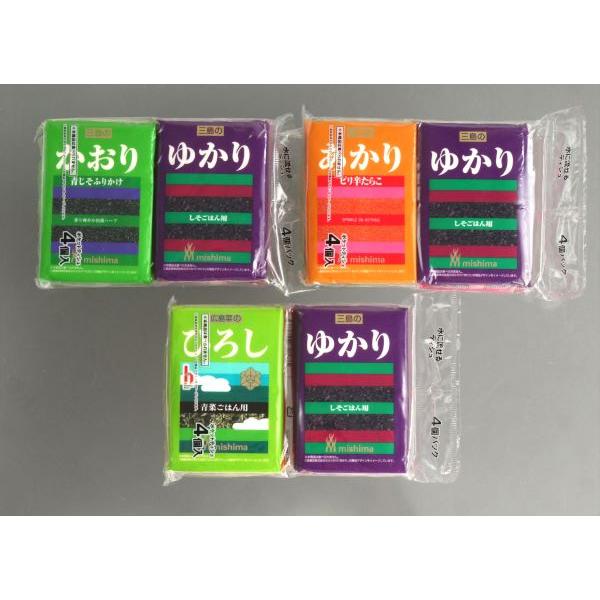 水に流せるポケットティシュ 三島のふりかけ柄 20枚(10組)×4個入