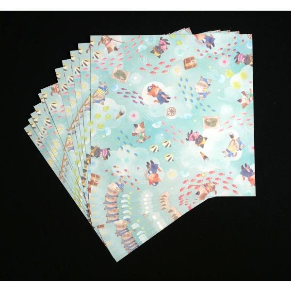 デザインペーパー トゥインクルファンタジー 15×15cm 48枚入 (100円