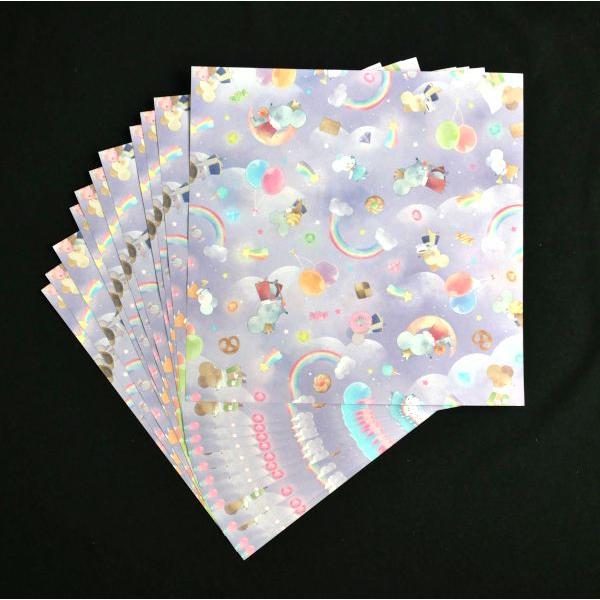 デザインペーパー 1000枚 新品 未使用 美品 デザインペーパー トゥインクルファンタジー 15×15cm 48枚入 (100円