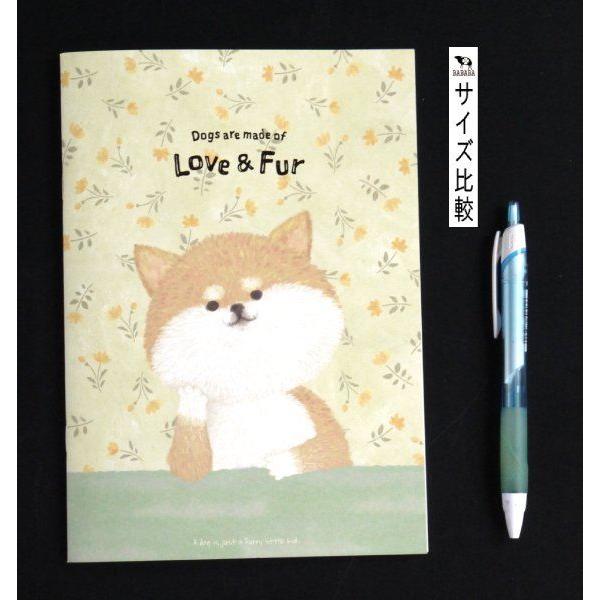 A5中綴じノート A罫 犬 48ページ ［色柄指定不可］ (100円ショップ 100