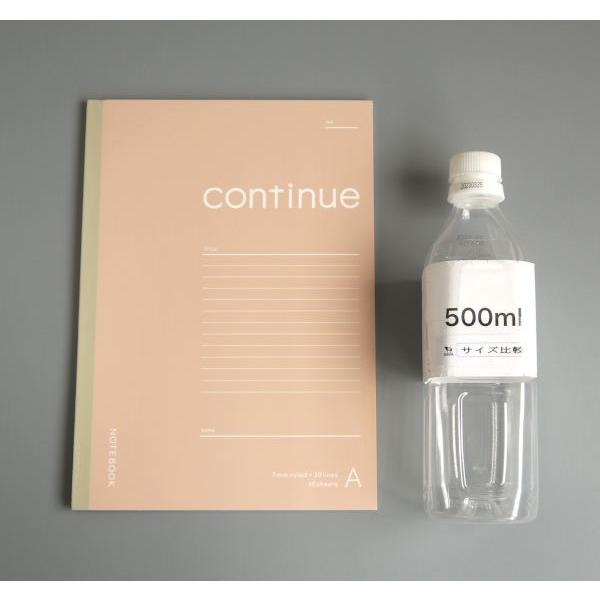 ひ*僧様 Brunt CONTINUE B/C CENTER 右 コンティニュー セミB5ノート スモーキーコンティニュー A罫 40枚 ［色指定不可］ (100