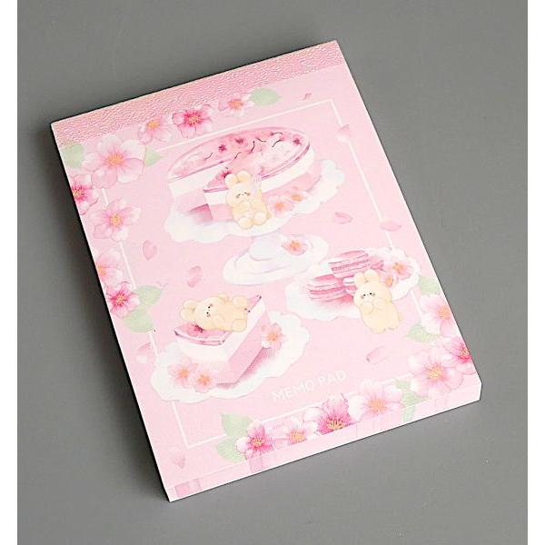 クロスメモ 桜巡り SE スイーツ柄 10×7.5cm 80枚 ［色柄指定不可