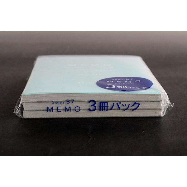 メモ帳 セミＢ7 50枚×3冊入 (100円ショップ 100円均一 100均一 100均)｜kawauchi｜08