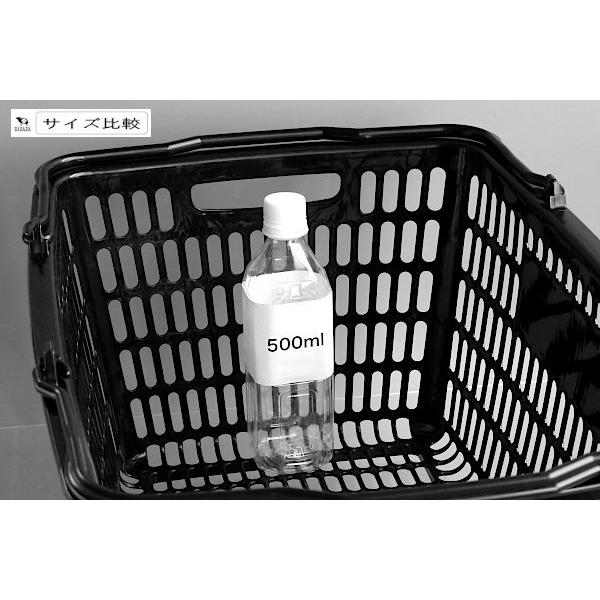 ショッピングバスケット ブラック 容量33L : 100円雑貨&日用品卸