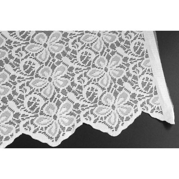 顕様特注品♡カフェカーテン♡花柄♡ロング♡ドット♡リボン♡丈115×100×2枚 フラワーガーデンロゴ刺繍スクエアトート/Maison de FLEUR（メゾン ド