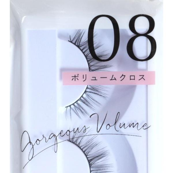 つけまつげ 自然に盛れまつげ ボリュームクロス (100円ショップ 100円