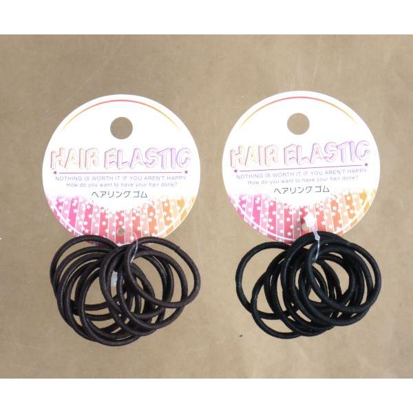 ヘアゴム 約3cm ヘアゴム リングゴム ミニ細(直径3cm) 10個入 ［色指定不可