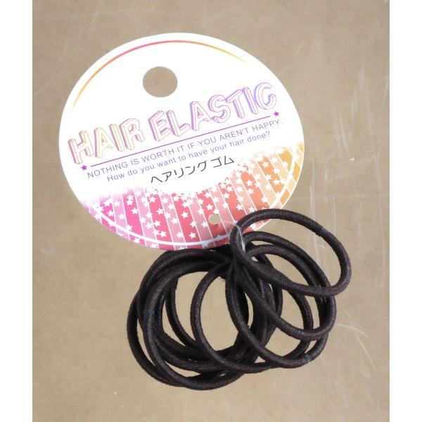 ヘアゴム リングゴム ミニ細(直径3cm) 10個入 ［色指定不可］ (100円