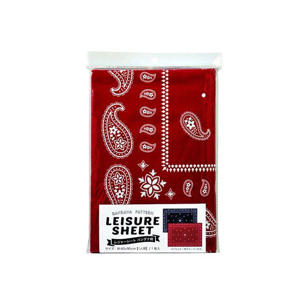 レジャーシート バンダナ柄 60×90cm ［色指定不可］ : 100円雑貨