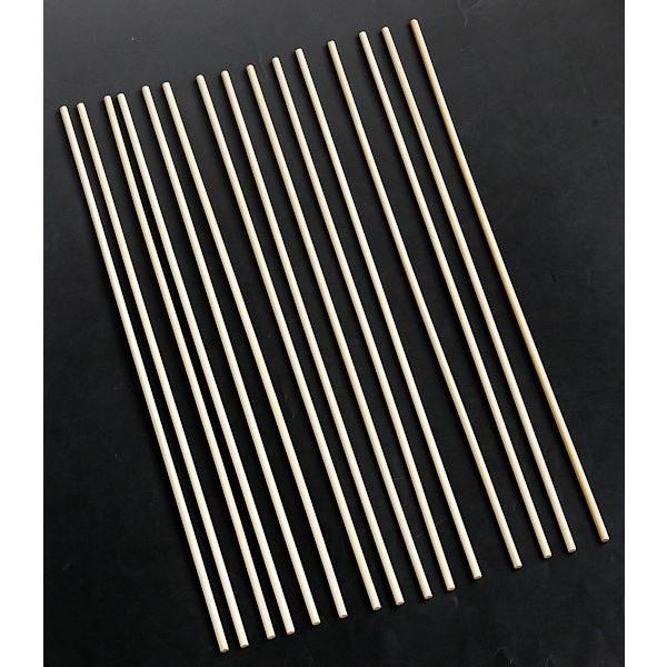 竹ひご 直径4mm×36cm 15本入 (100円ショップ 100円均一 100均一 100均