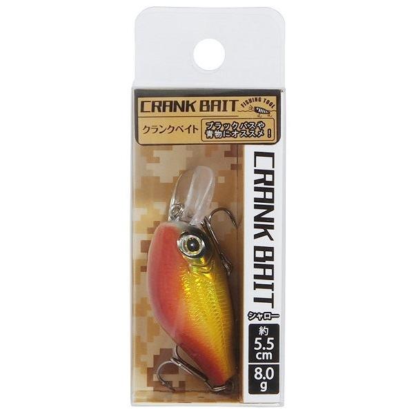 ルアー クランクベイト シャロー 5.5cm ［色柄指定不可］ : 100円雑貨