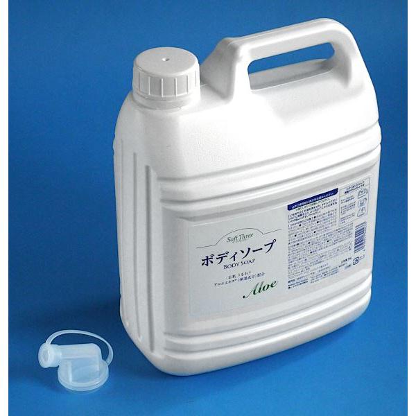 ボディソープ ソフトスリー アロエ 4kg : 100円雑貨&日用品卸-BABABA