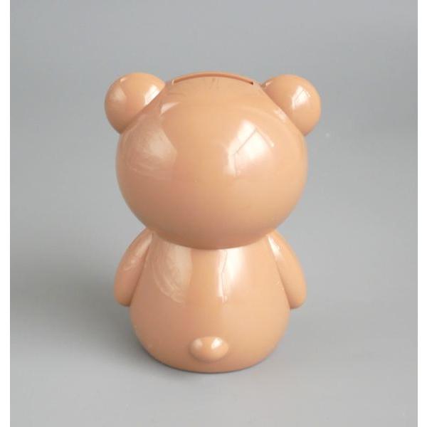 くま貯金箱 12×8.5×8cm ［色指定不可］ (100円ショップ 100円均一 100