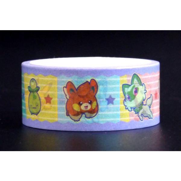 マスキングテープ ポケモンA 1.5cm×長さ3m (100円ショップ 100円均一