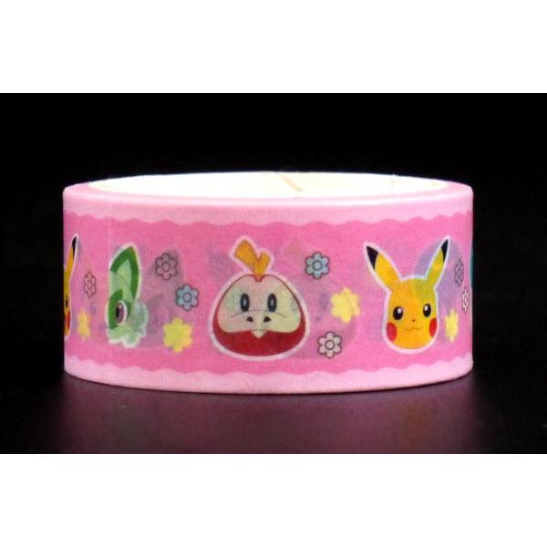 ポケモン　マスキングテープ 大量 まとめ売り① マスキングテープ ポケモンA 1.5cm×長さ3m (100円ショップ 100円