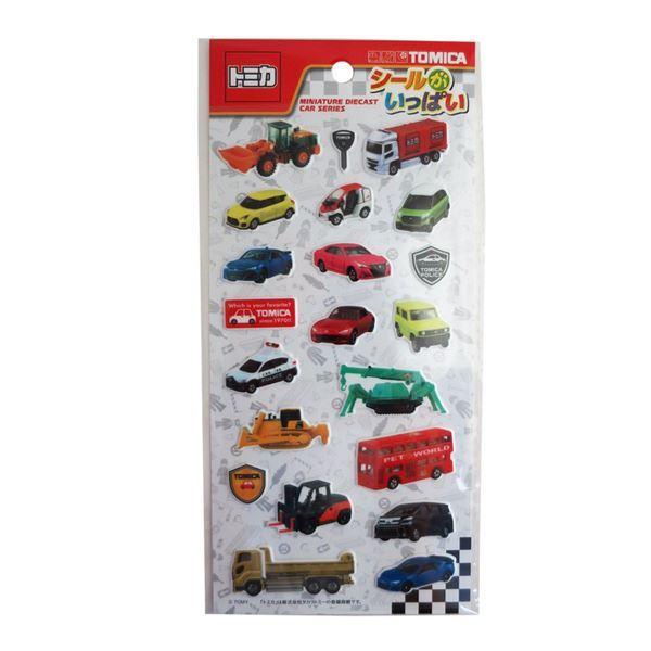 シール シールがいっぱい トミカ ［色柄指定不可］ (100円ショップ 100