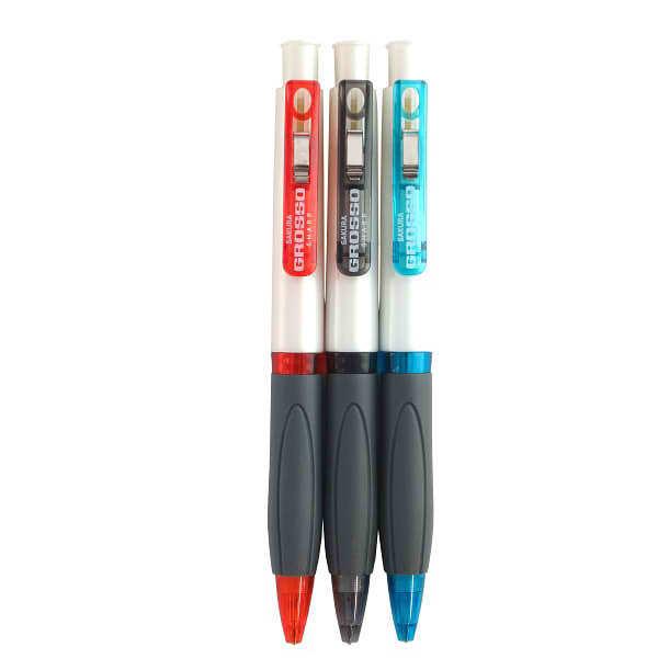シャープペン グロッソ 太軸 芯径0.5mm ［色指定不可］ (100円