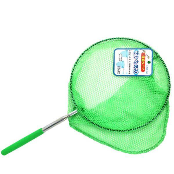 魚取りあみ 魚捕り網 伸縮タイプ 伸長37~85cm ［色指定不可］ (100円ショップ 100