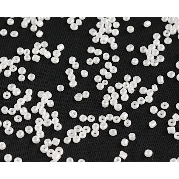 ビーズ 丸小 直径２ｍｍ パールホワイト 2nhp 100円雑貨 日用品卸 Bababa 通販 Yahoo ショッピング