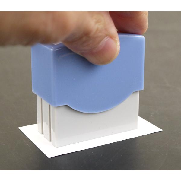 100円ショップ　確認用 デスクスタンプ 確認済 横型 朱色 (100円ショップ 100円均一 100