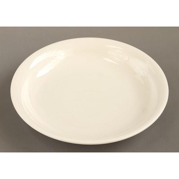 丸皿 五寸 レンジ食器 ポリプロピレン製 白 直径16.3×高さ2.7cm (100円