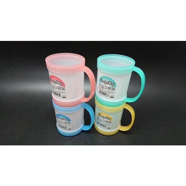 マグカップ プラスチック製 満量３００ｍｌ ピンク 2nky 100円雑貨 日用品卸 Bababa 通販 Yahoo ショッピング