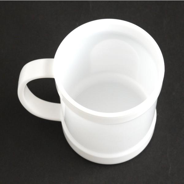 マグカップ キャンディマグ ポリプロピレン製 ホワイト 容量300ml