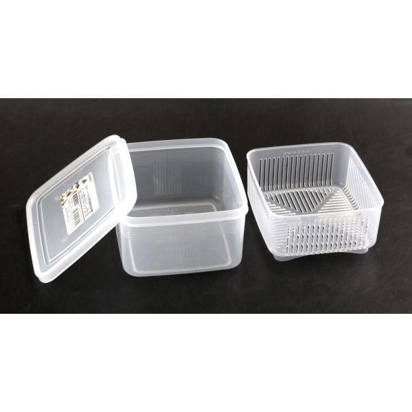食品用シール容器 しっかりパック ザル付 満量１ １ｌ 2nky45087 100円雑貨 日用品卸 Bababa 通販 Yahoo ショッピング