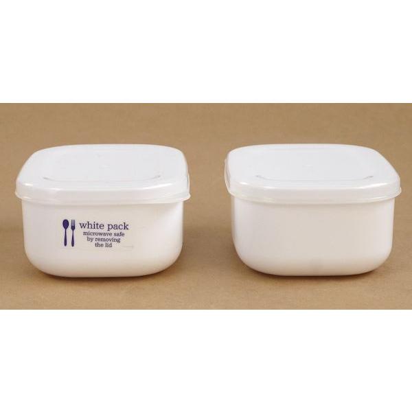 保存容器 ホワイトパック 容量280ml 2個入 (100円ショップ 100円均一