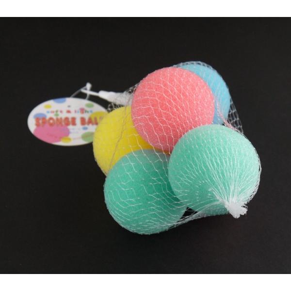スポンジボール カラー ６個入 色指定不可 2nrt 100円雑貨 日用品卸 Bababa 通販 Yahoo ショッピング