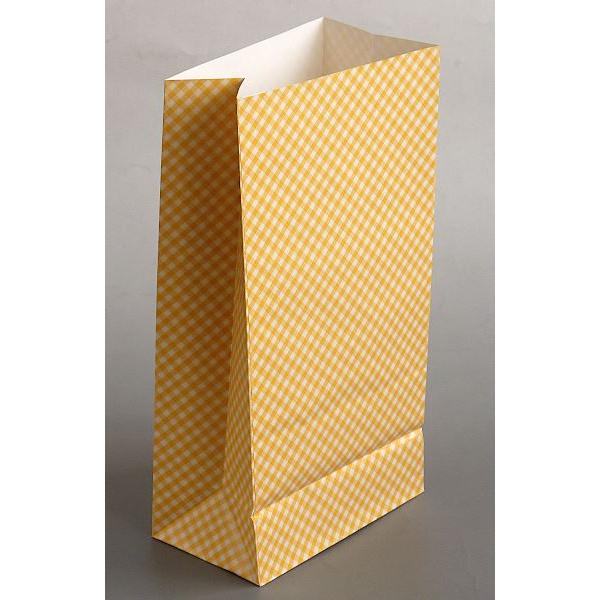 ギフトバッグ ギンガムチェック柄 30×16×マチ9cm 3枚入 ［色指定不可