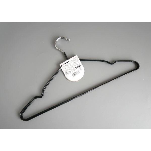 スチールハンガー ブラック 40cm 3本入 (100円ショップ 100円均一 100
