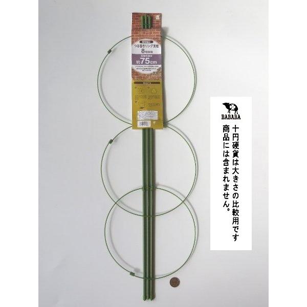 つる巻きリング支柱 8号鉢用 75cm : 100円雑貨&日用品卸-BABABA - 通販